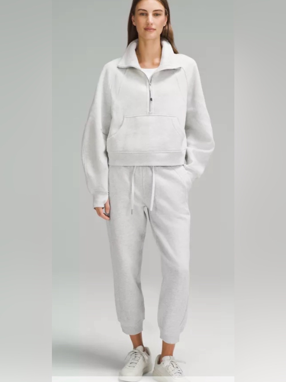 lululemon athletica Light Gray Track Joggers